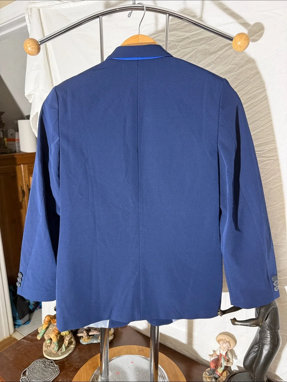 Izod Boys Navy Blue Two-Button Blazer